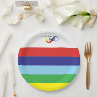 Infinity LGBTQ+ Pride Tote Paper Plate