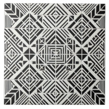 Infinity Line, Seamless Geometric Ceramic Tile