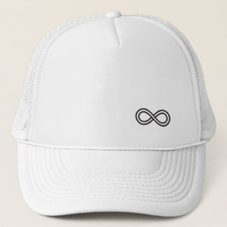 Infinity Logo - White Trucker Hat