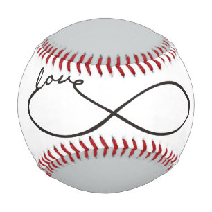 Infinity Love Lemniscate black + your backgr. Baseball