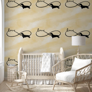 Infinity Love Lemniscate Short-Hair Dachshund 1 Wallpaper