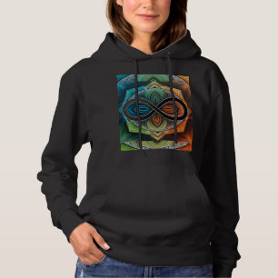 Infinity Mandala  African Tribal Mask  Abstract  Hoodie