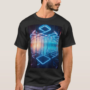 Infinity Mirrors Mesmerising Art Design Depth Mirr T-Shirt