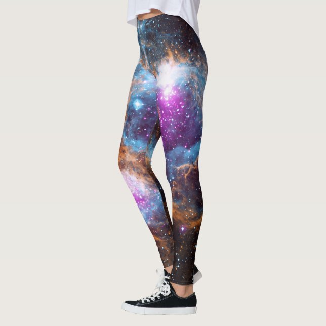 Infinity Nebula Design 07 Leggings (Left)
