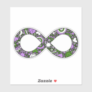 Infinity Neurodiverse Genderqueer Pride Flag