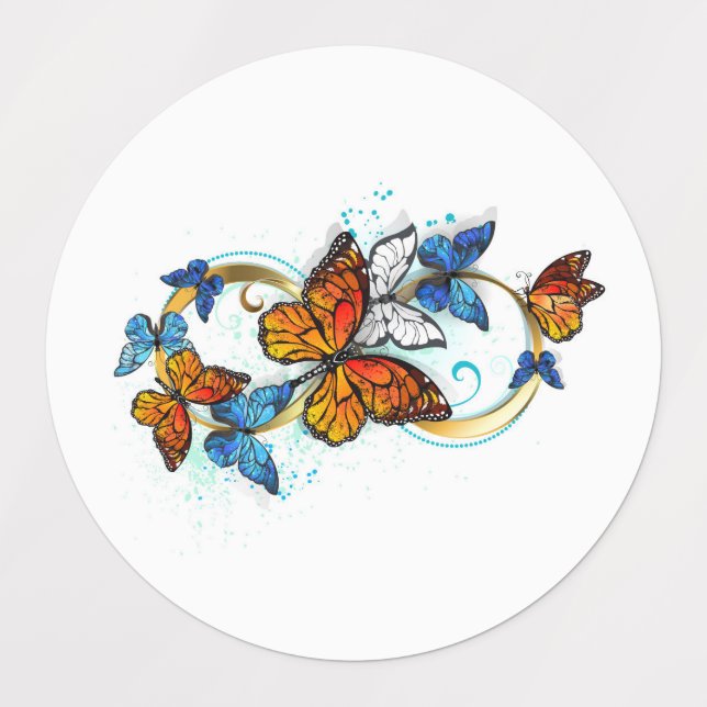 Infinity of Monarch Butterflies (Design 1)