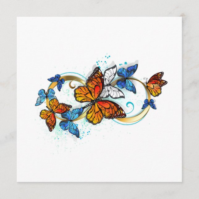Infinity of Monarch Butterflies Advice Card (Front)