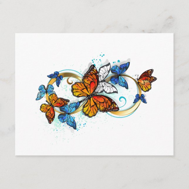 Infinity of Monarch Butterflies Advice Card (Front)