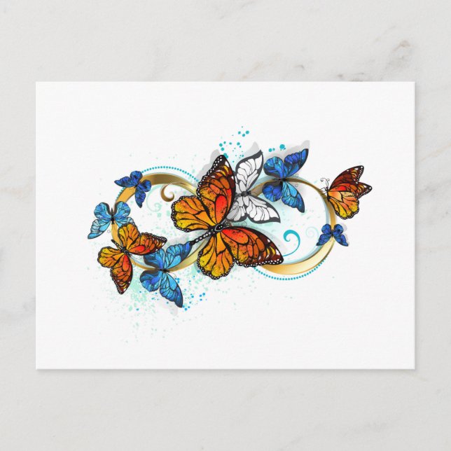 Infinity of Monarch Butterflies Advice Card (Front)