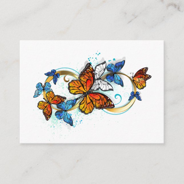 Infinity of Monarch Butterflies Advice Card (Front)