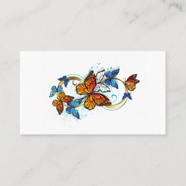 Infinity of Monarch Butterflies Appointment Card (Front)