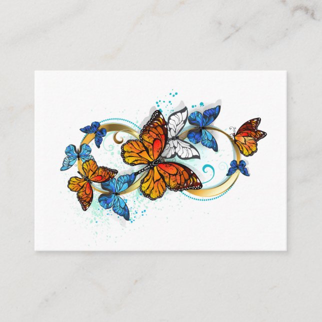 Infinity of Monarch Butterflies Appointment Card (Front)