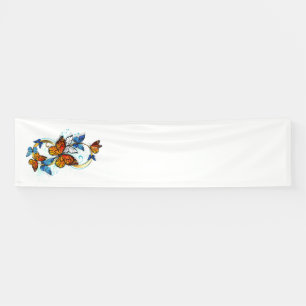 Infinity of Monarch Butterflies Banner