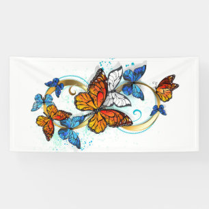 Infinity of Monarch Butterflies Banner