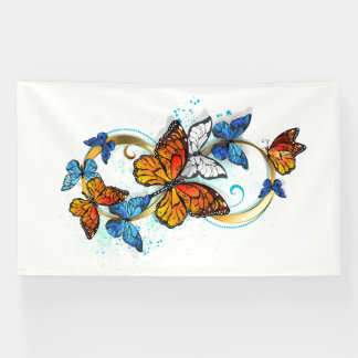 Infinity of Monarch Butterflies Banner