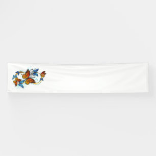 Infinity of Monarch Butterflies Banner