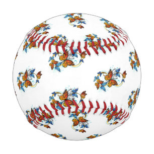 Infinity of Monarch Butterflies Baseball