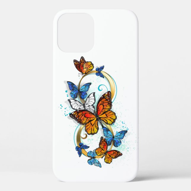 Infinity of Monarch Butterflies Case-Mate iPhone Case (Back)