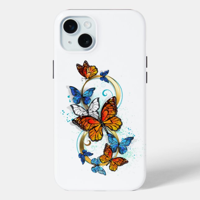 Infinity of Monarch Butterflies Case-Mate iPhone Case (Back)