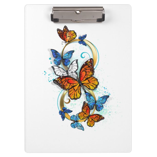 Infinity of Monarch Butterflies Clipboard (Front)