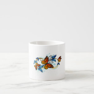Infinity of Monarch Butterflies Espresso Cup