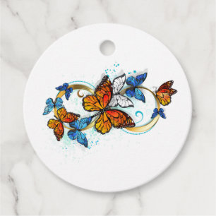 Infinity of Monarch Butterflies Favour Tags