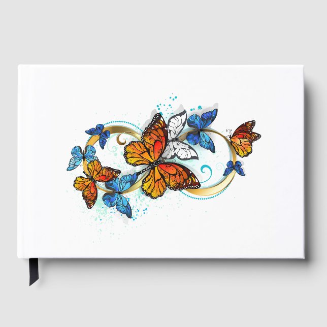 Infinity of Monarch Butterflies Guest Book (Front)