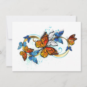 Infinity of Monarch Butterflies Invitation