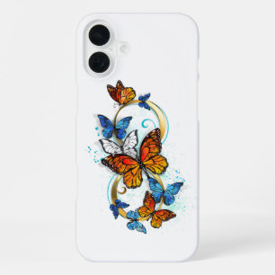 Infinity of Monarch Butterflies iPhone 16 Plus Case