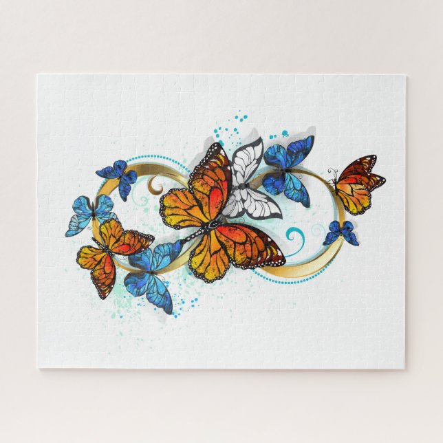 Infinity of Monarch Butterflies Jigsaw Puzzle (Horizontal)