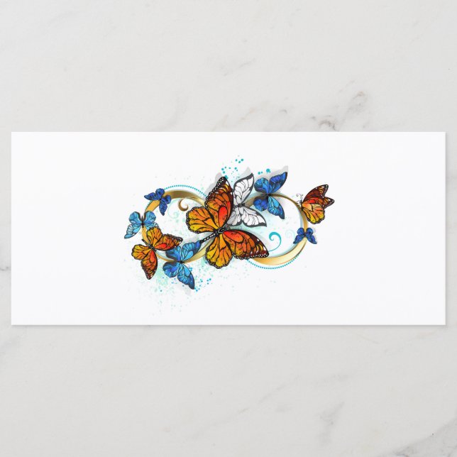 Infinity of Monarch Butterflies Menu (Front)