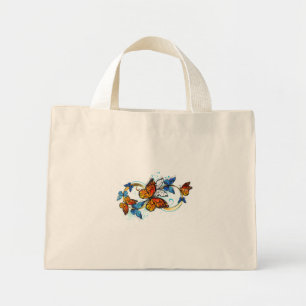 Infinity of Monarch Butterflies Mini Tote Bag
