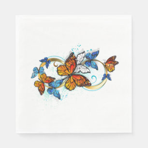 Infinity of Monarch Butterflies Napkin