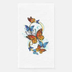Infinity of Monarch Butterflies Napkin