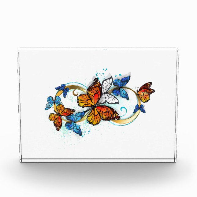 Infinity of Monarch Butterflies Photo Block (Front)