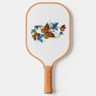 Infinity of Monarch Butterflies Pickleball Paddle