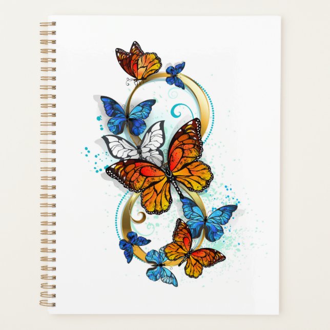 Infinity of Monarch Butterflies Planner (Front)