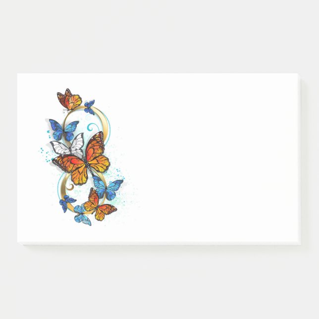 Infinity of Monarch Butterflies Post-it Notes (Front)