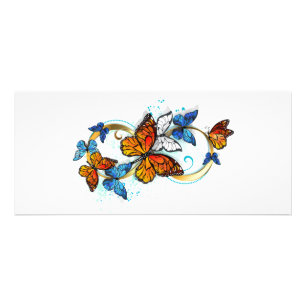Infinity of Monarch Butterflies Rack Card