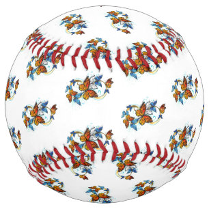 Infinity of Monarch Butterflies Softball