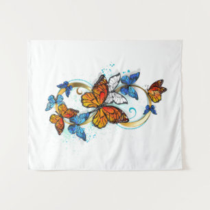 Infinity of Monarch Butterflies Tapestry