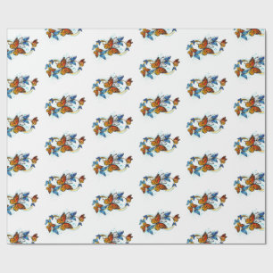 Infinity of Monarch Butterflies Wrapping Paper
