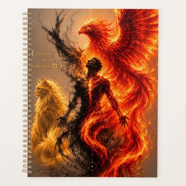 Infinity of Perfection Celestial Phoenix Planner (Front)