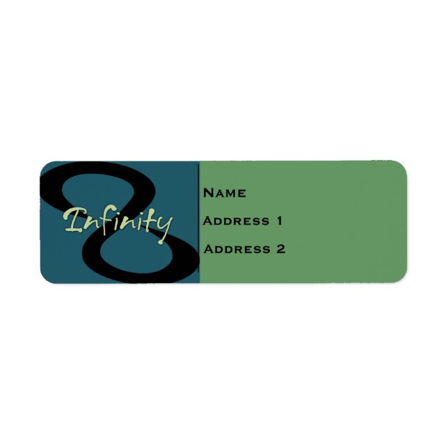 'Infinity' Return Address Label (Front)