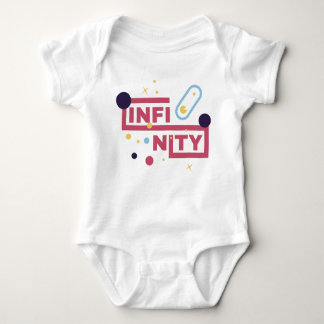Infinity Shapes Design Baby Bodysuit