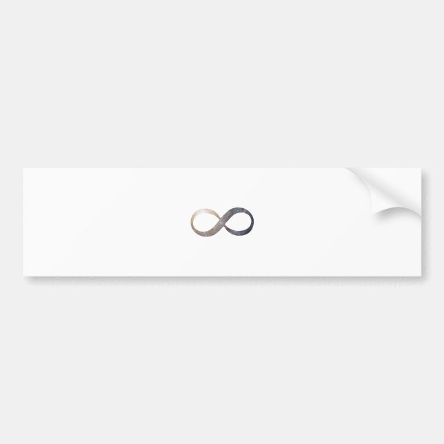 Infinity Symbol Bumper Sticker (Front)