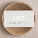 Infinity Symbol Healing Arts Business Card<br><div class="desc">Elegant infinite energy symbol otherwise know as the Lemniscate -  perfect for energy healers,  reiki masters,  teachers,  designers,  life coaches,  spiritual healers,  and more.</div>