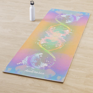 Infinity Symbol, Holographic Rainbow, Personalised Yoga Mat