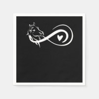 Infinity Symbol Horse Heart Equestrian Racing Gift