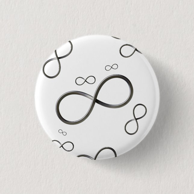 Infinity Symbol | Math button (Front)